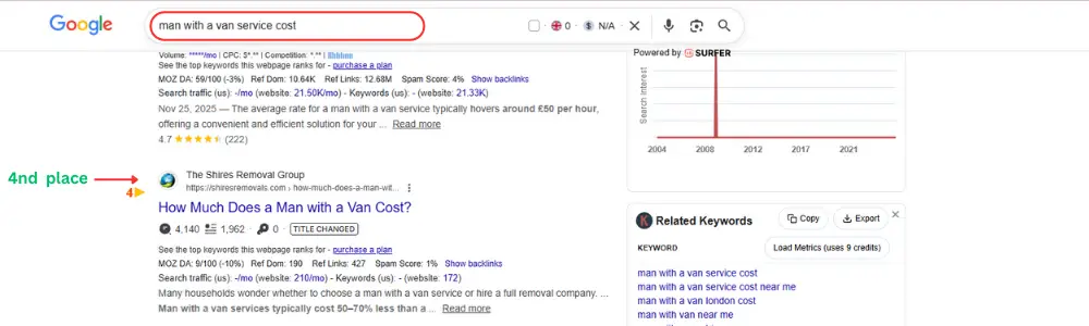 SEO Expert portfolio