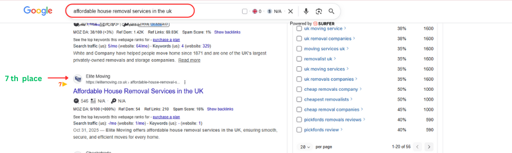 SEO Expert portfolio