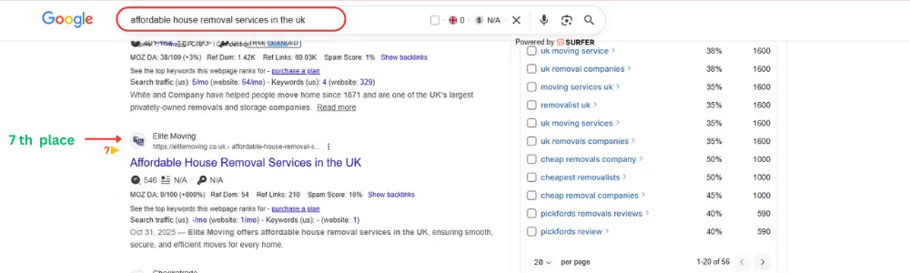 SEO Expert portfolio