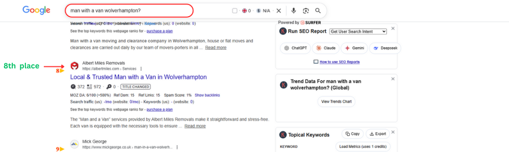 SEO Expert portfolio