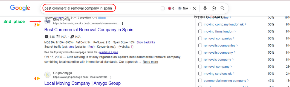SEO Expert portfolio