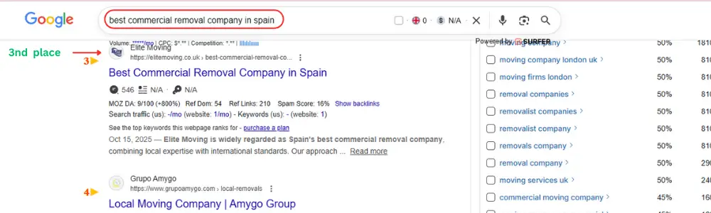 SEO Expert portfolio