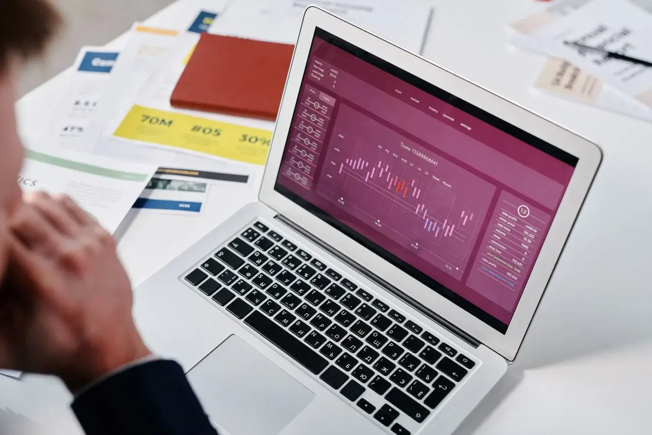 Best SEO expert near me reviewing an organic traffic growth chart