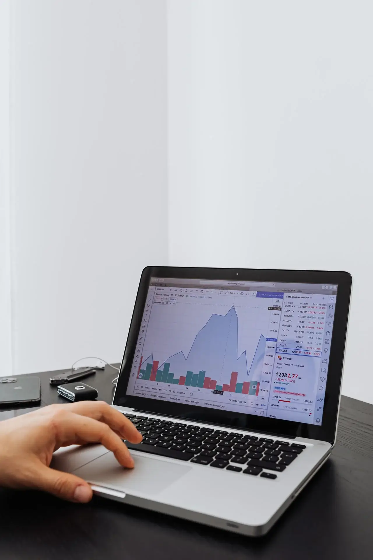 Freelance SEO expert reviewing keyword data for a client
